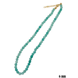 Naszyjnik z kamieni [amazonit turkusowy] - MF41061